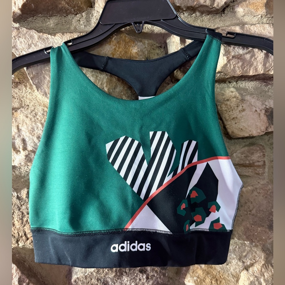 Adidas x FARM Rio Medium-Support Bra size small